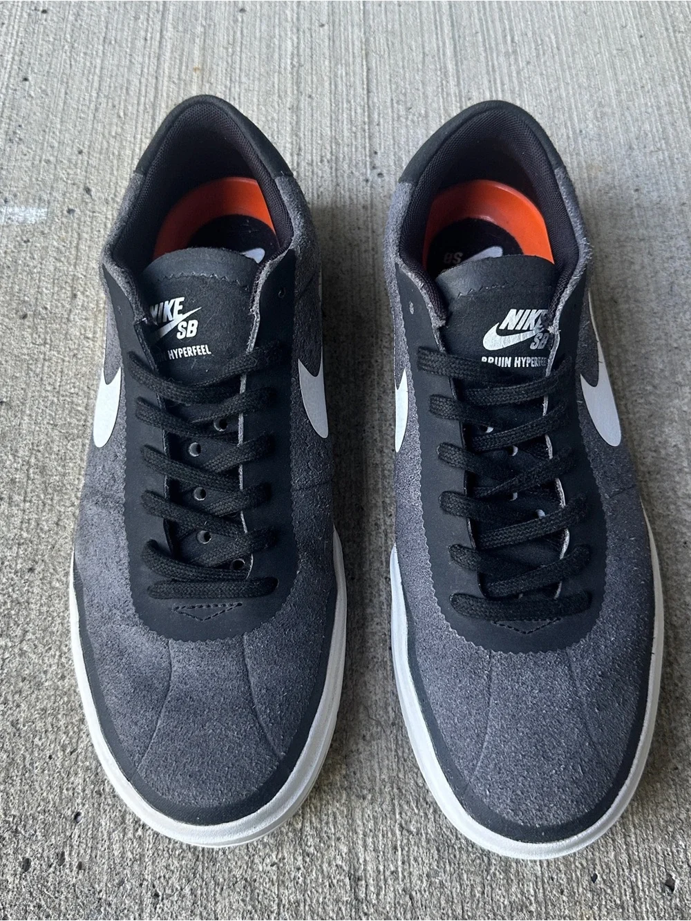 Nike SB Bruin Hyperfeel gray men’s size 9